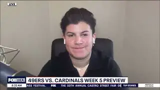 Steph joined KTVU to preview 49ers vs Cardinals Week 5