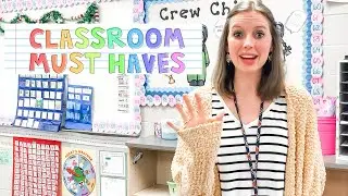 TOP 5 CLASSROOM MUST HAVES | Classroom Organization and Classroom Management