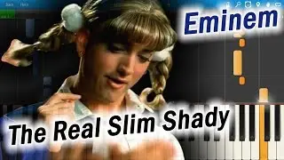 Eminem - The Real Slim Shady [Piano Tutorial] Synthesia