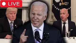 🚨 LIVE: Biden TARGETS Jeff Bezos For NOT Backing Kamala