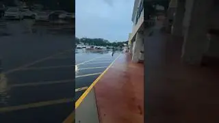 I almost fell in the rain 🌧️ #short #shorts