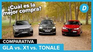 Mercedes GLA vs BMW X1 vs Alfa Romeo Tonale | Comparativa SUV premium | Diariomotor