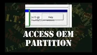 Accessing Hidden OEM Partition