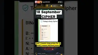 Daily cipher hamster kombat today | 18 September hamster kombat daily cipher combo | 5 million coins