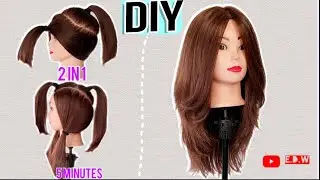 #20🟣Best Layered Haircut + Front Framing Cut✨Add volume to your haircut