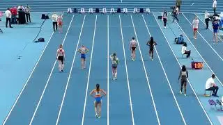 Кристина Тимановская в квалификации чемпионата Европы по легкой атлетике. Торунь, 7 марта 2021 года