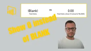 Show 0 instead of BLANK in Power BI card visual and multi row card visual