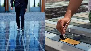 Queste piastrelle sfruttano i raggi del sole per generare energia pulita