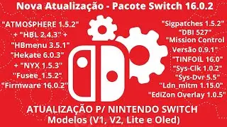 New Package Update Version 16.0.2 Update for Switch (V1, V2, Lite and Oled). Read Description