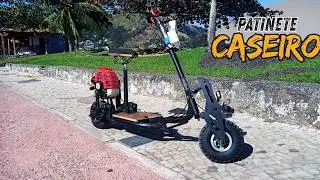 Homemade scooter with a gasoline engine — it turned out insane!