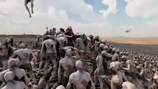 1000000 Zombie vs 1 Iron man Ultimate Epic Battle Simulator 2: Zombie Apocalypse Survival Challenge
