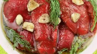 Готовим у Каси / Маринованный болгарский перец