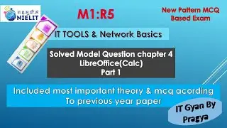 O Level | IT TOOLS & NETWORK BASICS | CHAPTER 3  LibreC| part 4 |  mcq @KnowledgeEnhancedbyPragya