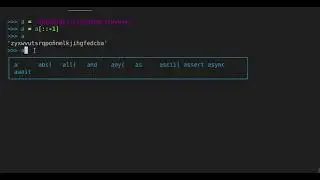 backward cadena and sorted cadena con python