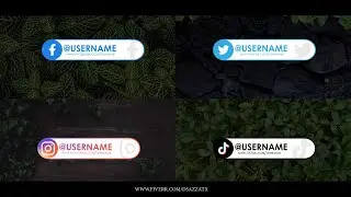 Custom lower third and subscribe button animation - Fiverr's Gig Video - 2021 | Dsazzatx