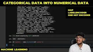 how to convert categorical data into numerical data | Machine learning | labelencoder | onhotencoder