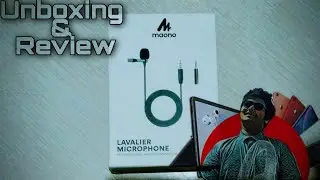 Unboxing The Maono Au-400 Lavelier Microphone.