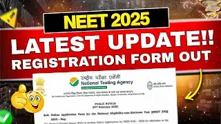 🚨 NEET 2025 Registration OPEN! 🚨 Last Date: March 7, 2025 – Apply NOW! ⏳⚡ #NEET2025 #NTA
