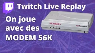 Modem 56k et Internet des années 1990s, un peu de retrocomputing