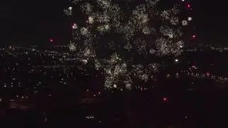 [4K] July 4th 2020 Fireworks Los Angeles Drone Footage with Real Sound | DJI MAVIC 2 PRO