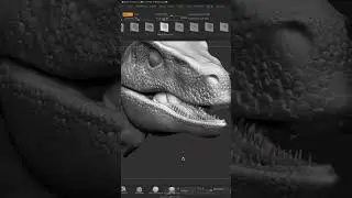 Dragon skin sculpting in ZBrush 