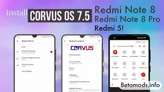 Install Corvus OS v7.5 Official on Redmi Note 8/8 pro, Redmi 5 | Best Gaming Rom!