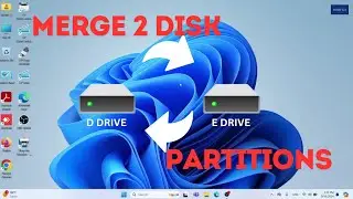 Merge Disk Partitions How to Merge 2 Disks Windows 11 & 10 , Combine Drives| HDAMS Tech