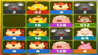 2048 Pet Merge Animal - Gameplay Walkthrough