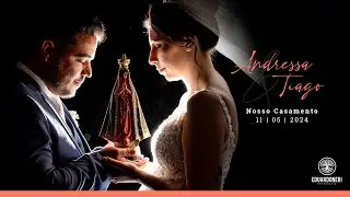 Andressa e Tiago - Fotografia de Casamento no Santuário Santa Terezinha em Bandeirantes no Paraná.