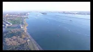Dronevliegen in hoek van holland