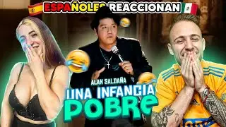 ESPAÑOLES REACCIONAN a ALAN SALDAÑA por PRIMERA VEZ! - UNA INFANCIA POBRE -