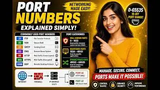Port Numbers Explained Simply – Master Networking Basics for Beginners Fast!