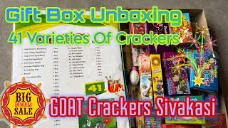 Sivakasi Crackers Gift Box Unboxing | GOAT Crackers 