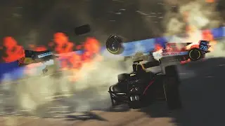 F1 & F2 Formula Car Crashes #2 | BeamNG Drive
