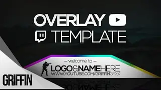 2016 FREE Twitch Overlay Template | PSD File Download