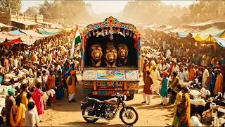 Lion Riding a Bike 😱 | Unreal Street Scene