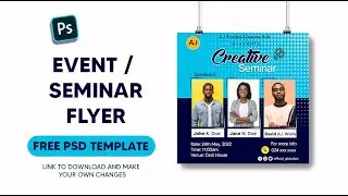 How to design an Event / Seminar flyer in Photoshop!..