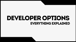 Developer options [ Every 𝗶𝗺𝗽𝗼𝗿𝘁𝗮𝗻𝘁 Android setting 𝗘𝘅𝗽𝗹𝗮𝗶𝗻𝗲𝗱 !!!]