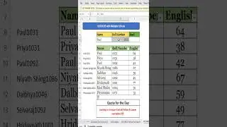 Day 21 VLOOKUP with Multiple Criteria #exceltricks #excel #exceltutorial #exceltips #vlookup