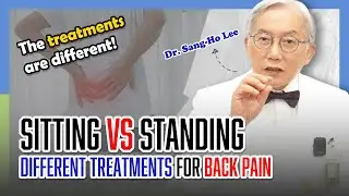 Back pain when sitting VS Back pain when standing