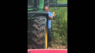 Farmer dancing