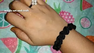 black thread bracelet design || Kala dhaga design ⚫