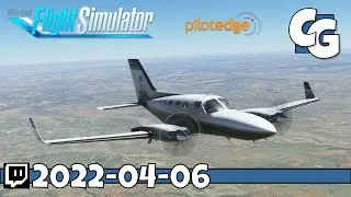 Flysimware Cessna 414AAW Chancellor (Beta) - PilotEdge IFR - MSFS - VOD - 2022-04-06