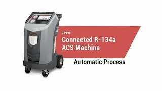 How to use the new Robinair 34998 Connected R-134A ACS Machine
