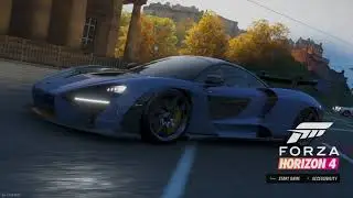 Forza horizon 4 main menu in 4k HDR 60 FPS