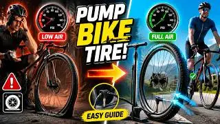 How to inflate yourself with a bike pump?