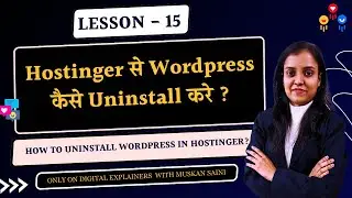 How to Uninstall WordPress from Hostinger 2024 | Hostinger से WordPress कैसे Uninstall करे Tutorial
