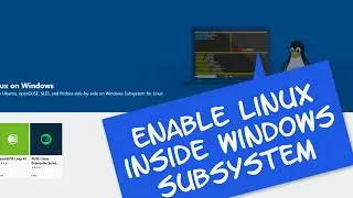 How to enable and run Linux (Ubuntu) directly from Windows Subsystem