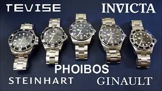 Rolex Sub Homage Across 5 