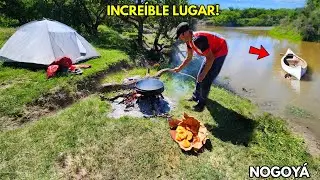 I HAD TO SWIM ACROSS TWO STREAMS TO GET TO THIS PLACE 🎣 INCREDIBLE FISHING. Nogoyá